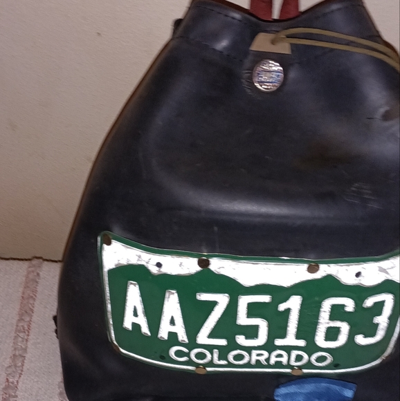 Other - Very Rare Little Earth Recycle Invention Backpack, License Plate